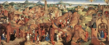 クリスチャン・イエス Painting - キリストの降臨と勝利 1480年 宗教者 ハンス・メムリンク